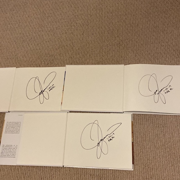 Signed Children's Books 3 pc Set Hardback TA and Boddington Like New - Picture 2 of 5